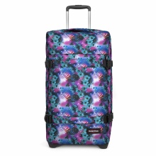 Eastpak Travel Holdall Transit'r L (121 Litres) with Wheels Dreamflower Dark Blue/Purple